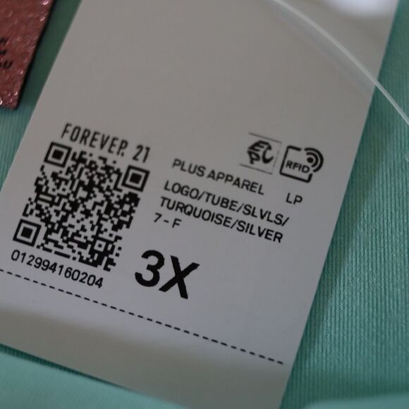 Forever 21 X Hello Kitty Blue Tube Crop Top Plus Size 3X - Picture 8 of 10